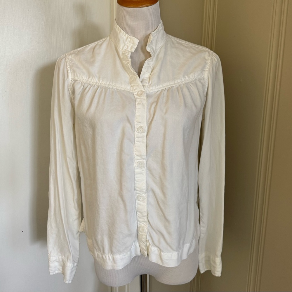 Bella Dahl off-white tencel buttondown